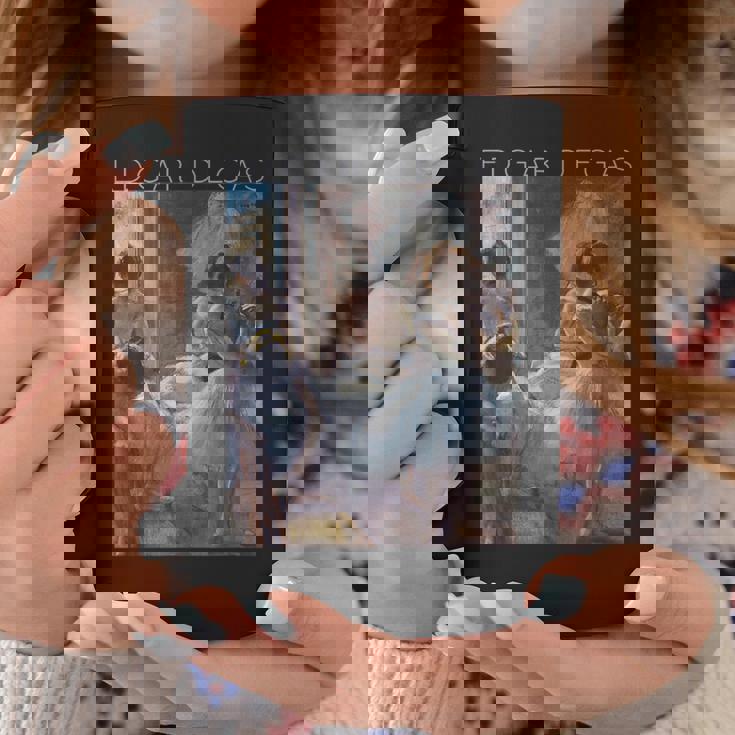 エドガー・ドガのアーティストとバレエフラットダンサー コーヒーマグ 面白い贈り物