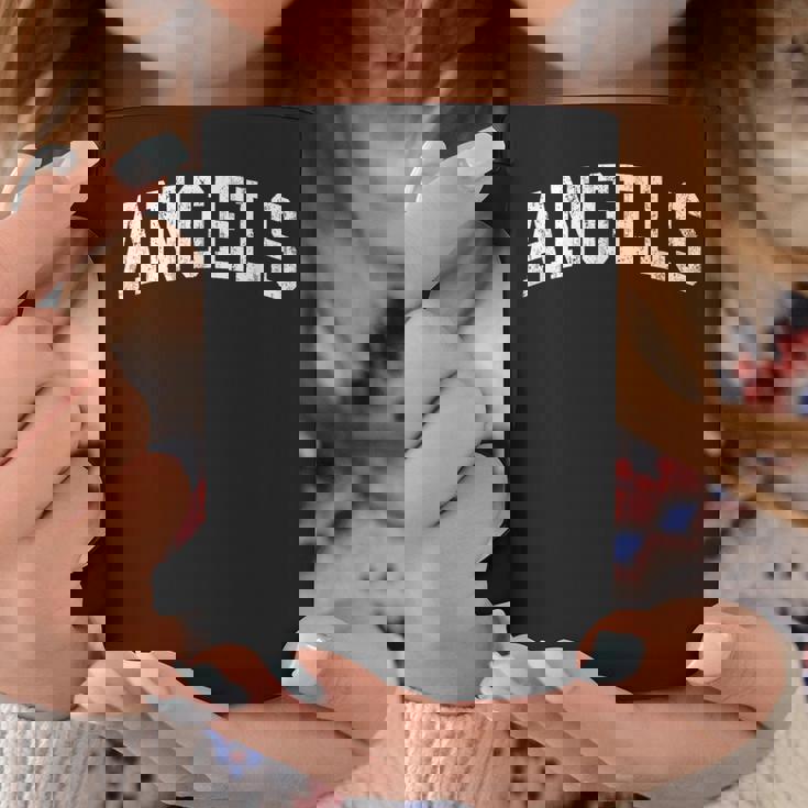 エンジェルス マスコットビンテージアスレチックスポーツネームデザイン コーヒーマグ 面白い贈り物