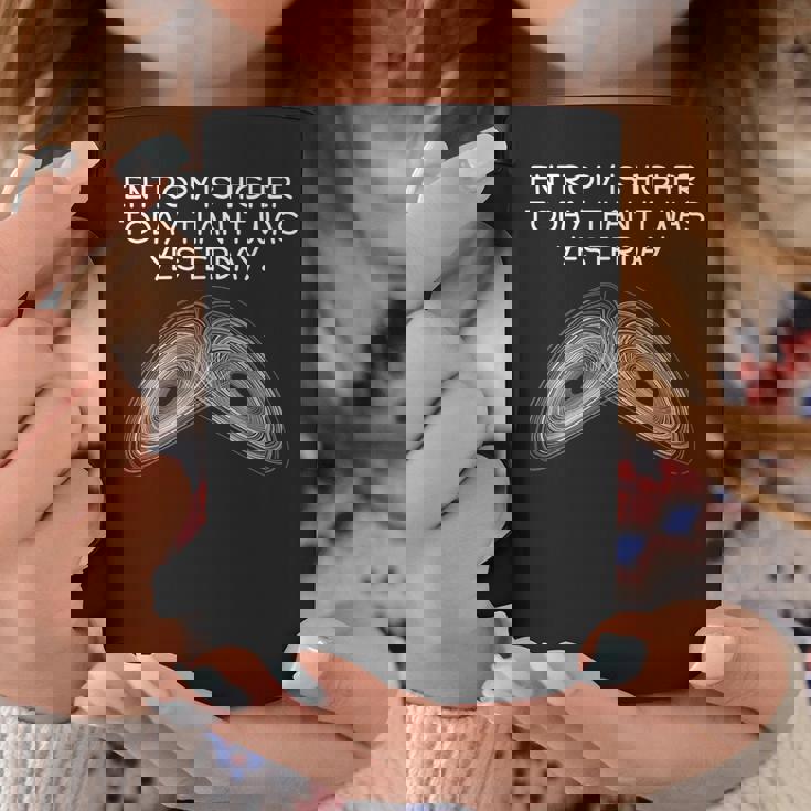 エントロピー熱力学物理学教師学生科学ギフト コーヒーマグ 面白い贈り物