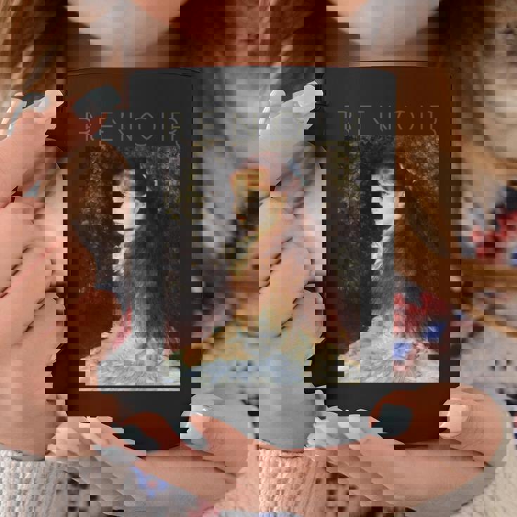 オーギュストルノワール-マドモアゼルダンヴェルの肖像 長袖tシャツ コーヒーマグ 面白い贈り物