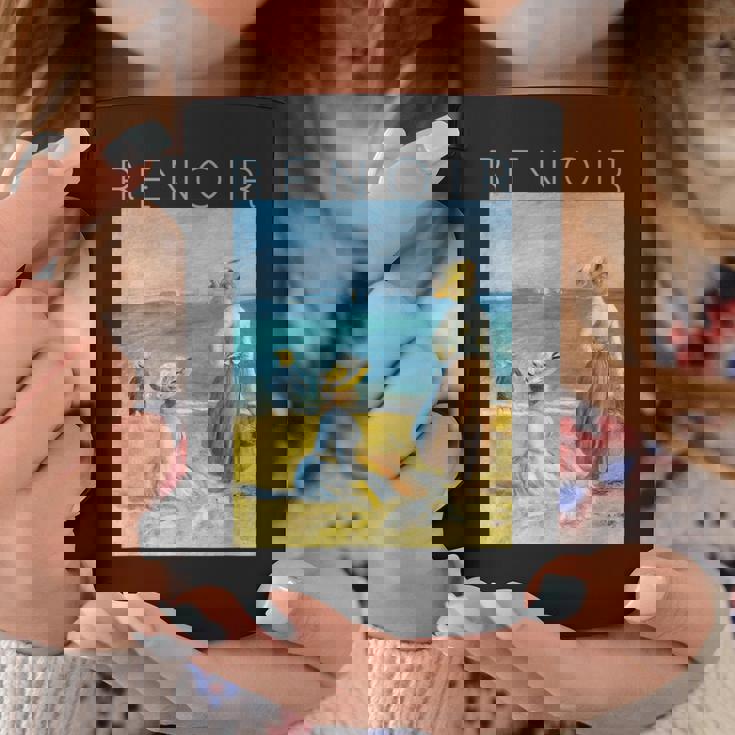 オーギュスト・ルノワール ビーチのフィギュア コーヒーマグ 面白い贈り物