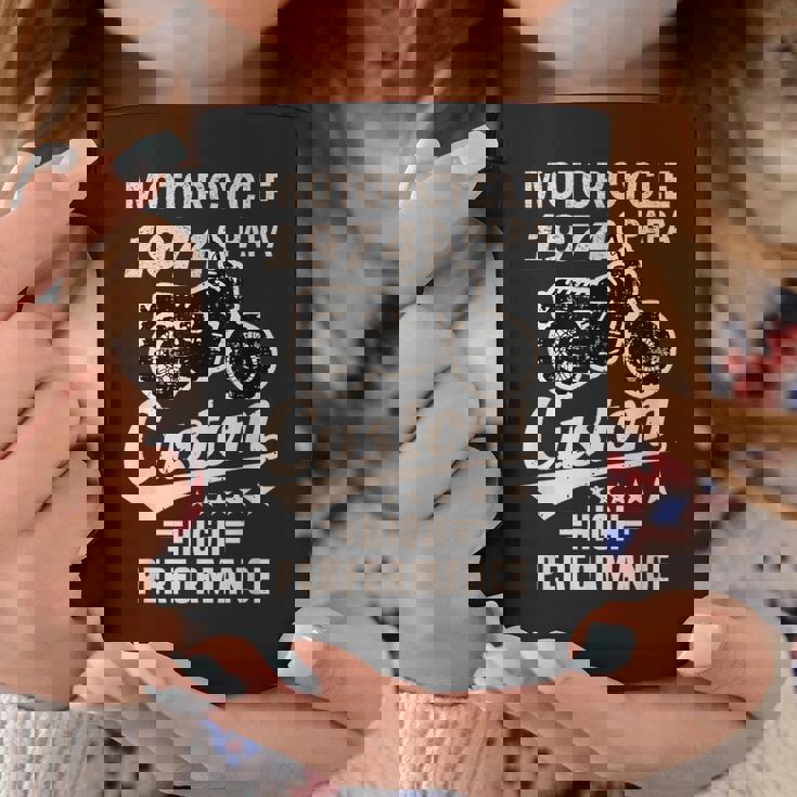 オートバイ バイク 2輪車 お父さん 祖父 1974年 生まれ 誕生日 ヴィンテージ 服 コーヒーマグ 面白い贈り物