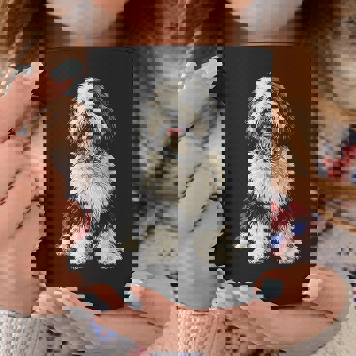 オールドイングリッシュシープドッグ 犬 ペット アートワーク オールドイングリッシュシープドッグ コーヒーマグ 面白い贈り物