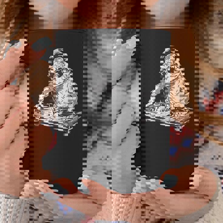 カエル 音楽 Dj 音楽プロデューサー ターンテーブル Dj カエル ビートメーカー コーヒーマグ 面白い贈り物