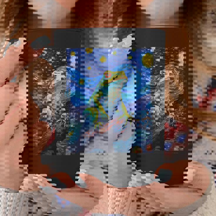 カエルキャッチャー 男の子 女の子 カエルハンター ゴッホ カエル コーヒーマグ 面白い贈り物