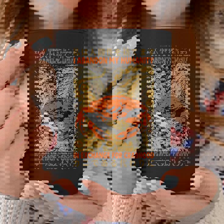 カニと引き換えに人間性を捨てる コーヒーマグ 面白い贈り物