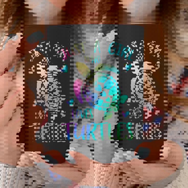 カメが大好きなただの女の子 かわいいパステルカメ コーヒーマグ 面白い贈り物