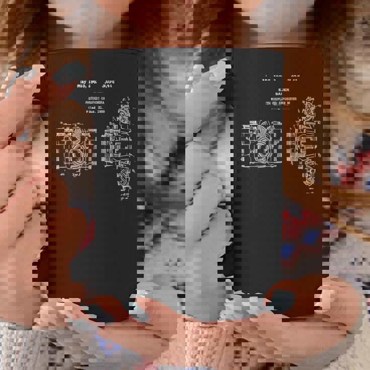 カメラ 青写真 ビンテージ 特許 写真 写真 写真 コーヒーマグ 面白い贈り物