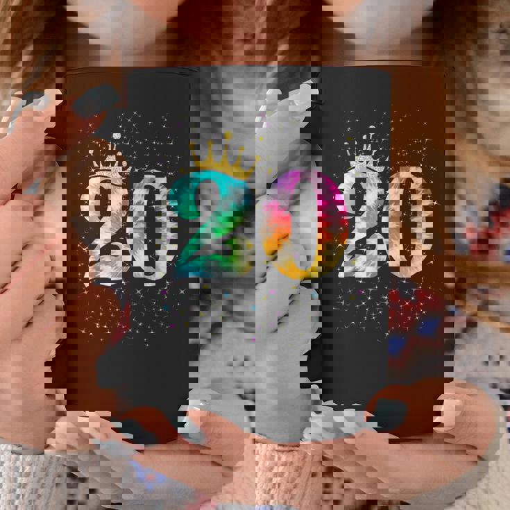 カラフルな絞り染め 20歳の女児 20歳の誕生日 コーヒーマグ 面白い贈り物