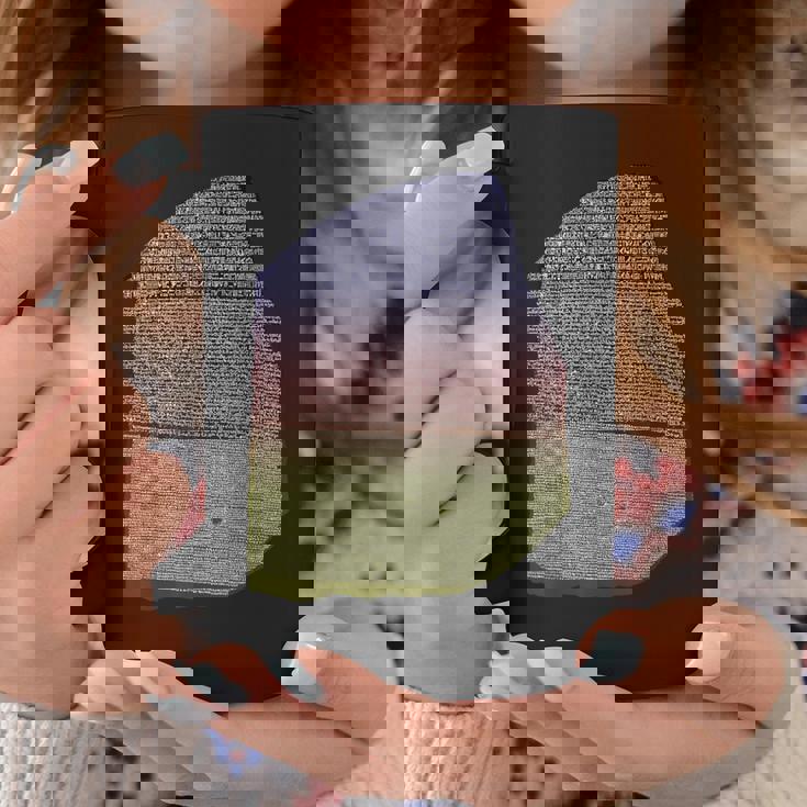 カラーロゼッタストーン 象形文字 ギリシャ デモティックス コーヒーマグ 面白い贈り物