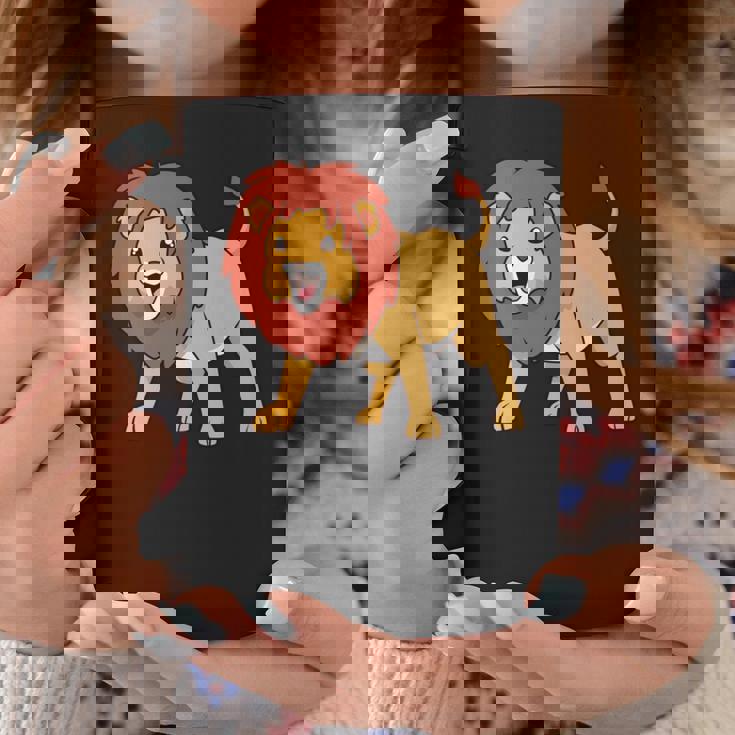 カワイイライオン 長袖tシャツ コーヒーマグ 面白い贈り物