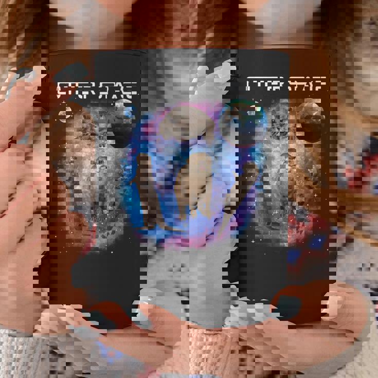 カワウソ宇宙 面白いカワウソ 宇宙カワウソ 長袖tシャツ コーヒーマグ 面白い贈り物