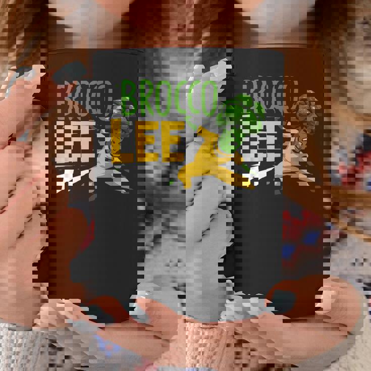 カンフー ブロッコリー ブロッコリー ビーガン 野菜 コーヒーマグ 面白い贈り物