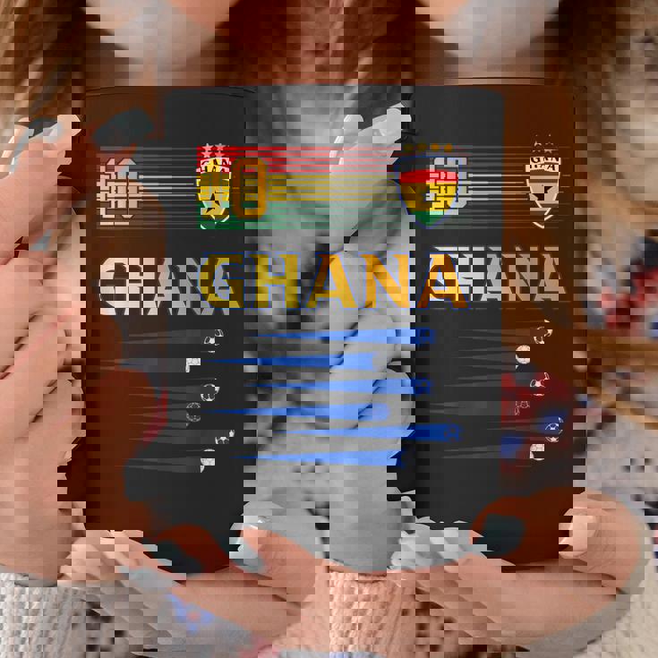 ガーナ サッカージャージ ガーナ国旗 サッカー愛好家 コーヒーマグ 面白い贈り物