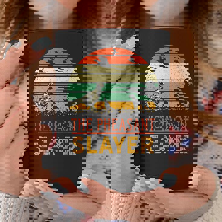 キジの鳥狩り 面白いスレイヤーハンターレトロヴィンテージ コーヒーマグ 面白い贈り物