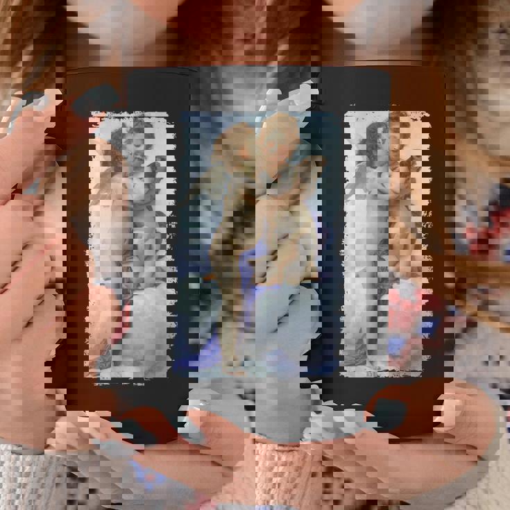 キスエンジェルズ ファーストキス 絵画 天使 キス キューピッド ラブ コーヒーマグ 面白い贈り物