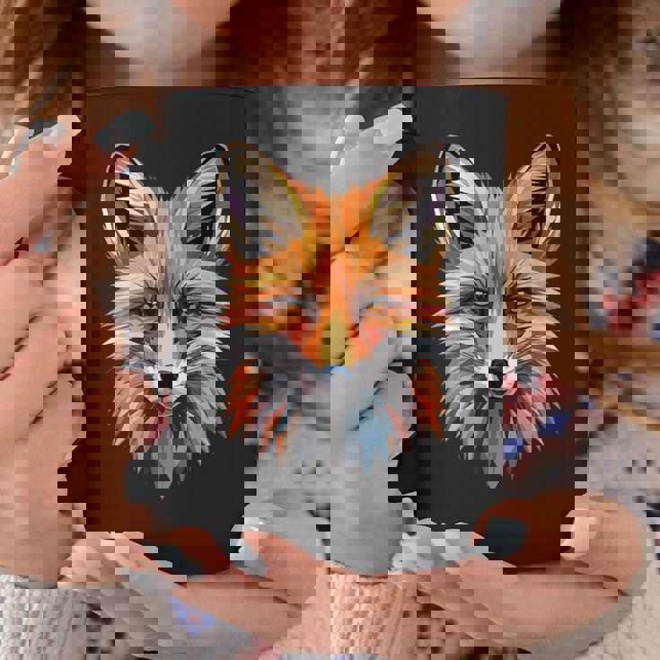 キツネのモチーフ キツネが大好き 赤いキツネ 小さなキツネが大好き コーヒーマグ 面白い贈り物