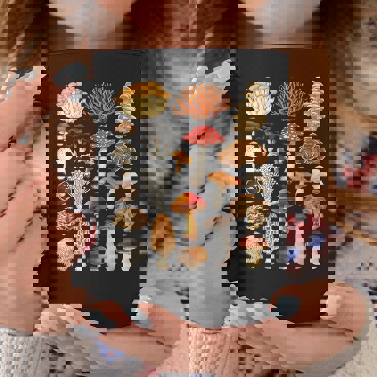 キノコの種類 自然 コテージコア ファン 男の子 女の子 キッズ コーヒーマグ 面白い贈り物