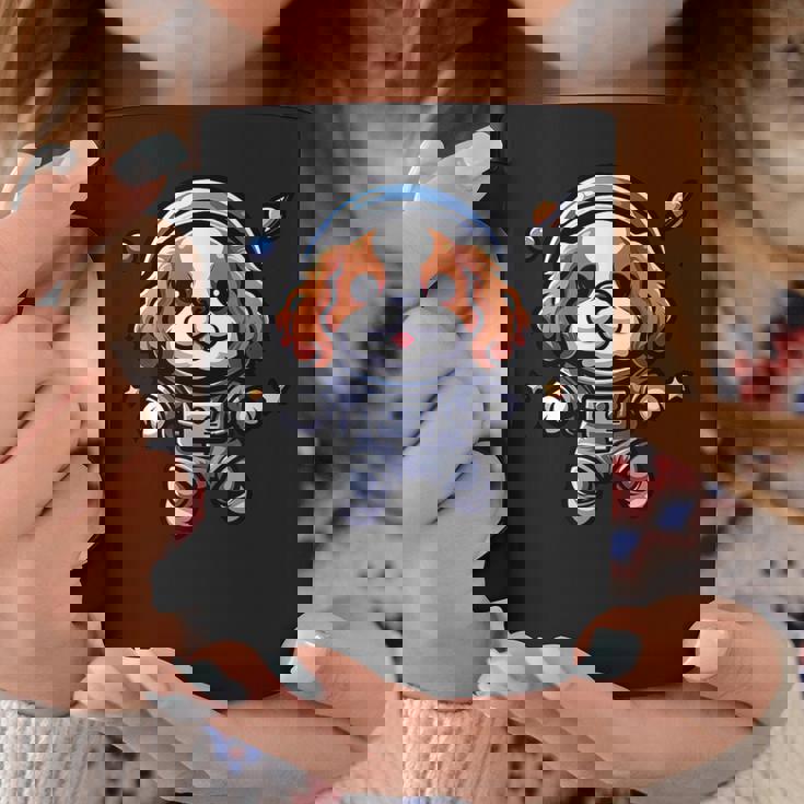 キャバリアキング チャールズ・スパニエル 宇宙飛行士 ファニードッグ 宇宙服 コーヒーマグ 面白い贈り物