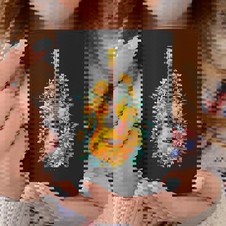 ギター 面白tシャツ おもしろ ギタリスト 服 音楽 メンズ キッズ ネタ 服 オリジナル 軽音 ひまわり コーヒーマグ 面白い贈り物