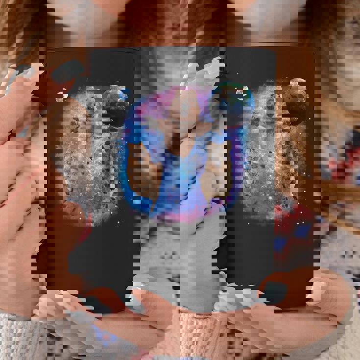 クオッカ、宇宙のクオッカ、オーストラリアの動物クオッカ コーヒーマグ 面白い贈り物