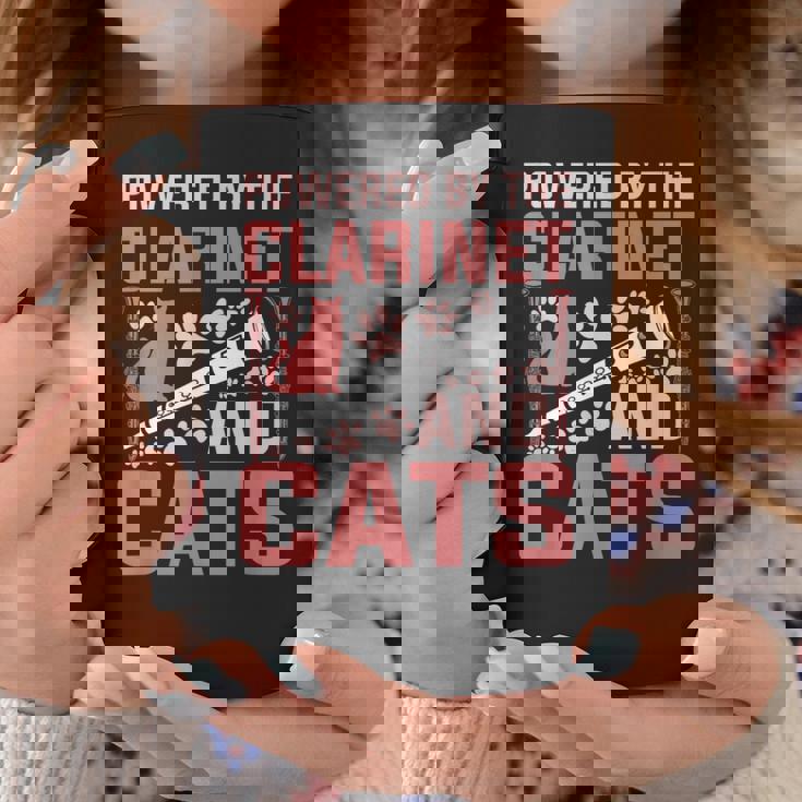 クラリネットとキャッツの面白いクラリネットプレーヤーがパワーアップ。 コーヒーマグ 面白い贈り物