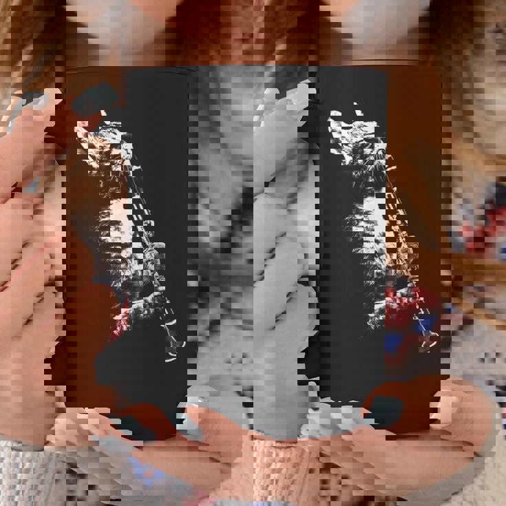 クラリネットを弾く猫 面白い猫ミュージシャン クラリネット教師 コーヒーマグ 面白い贈り物