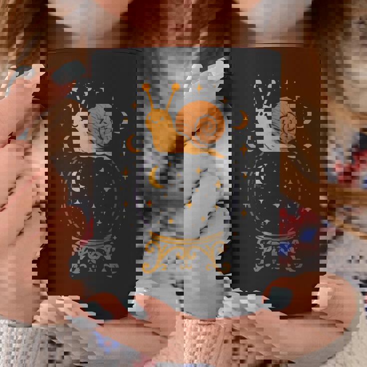 クリスタルボールスターのカタツムリ コーヒーマグ 面白い贈り物