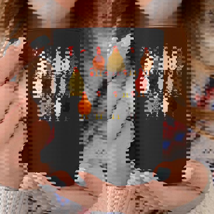 クリスマス チキン スクワッド サンタ 帽子 かわいい チキン ファーム 動物 コーヒーマグ 面白い贈り物