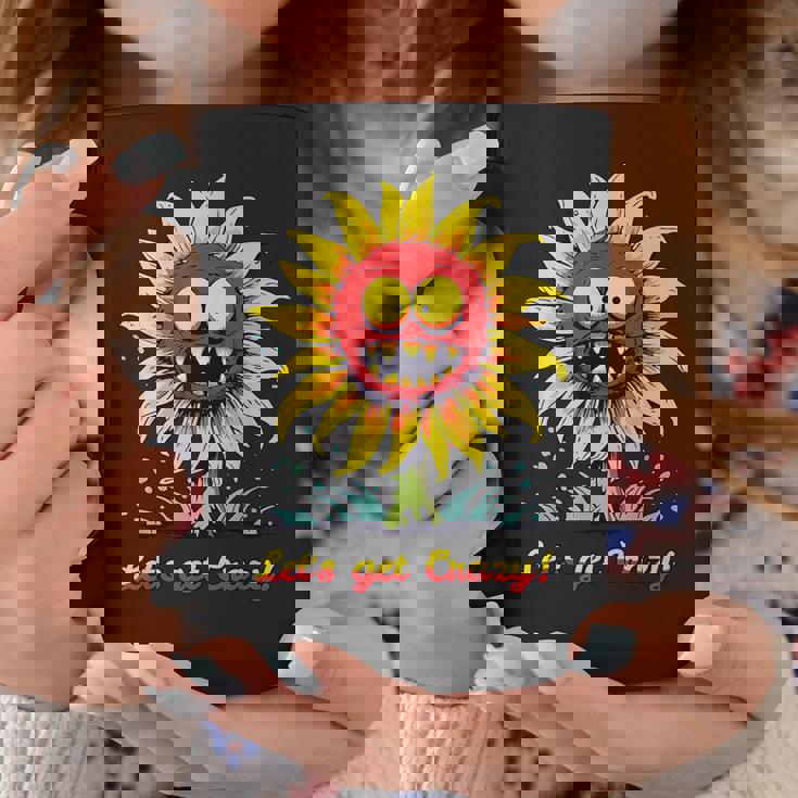 クレイジー クレイジー 面白い ひまわり コーヒーマグ 面白い贈り物