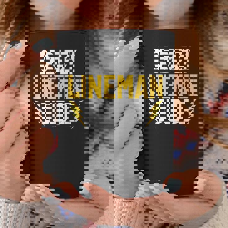 クレイジーラインマンデュードラインマン コーヒーマグ 面白い贈り物