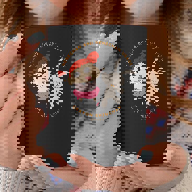 クレヨンしんちゃん ネネちゃんとうさぎ 長袖tシャツ コーヒーマグ 面白い贈り物