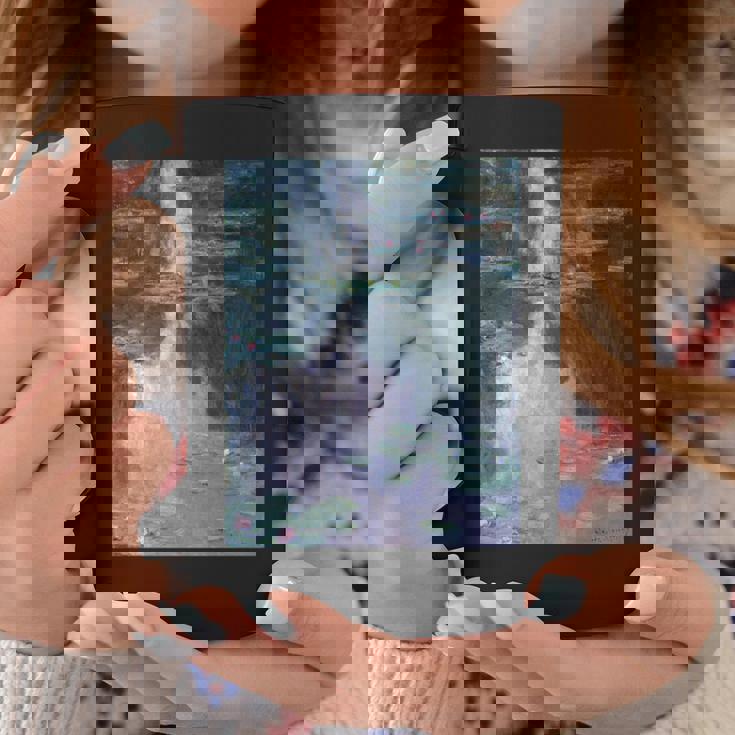 クロード・モネの睡蓮 長袖tシャツ コーヒーマグ 面白い贈り物