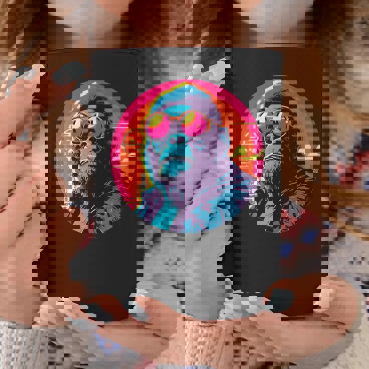 クールゴリラ サングラス付き サンセット ゴリラ コーヒーマグ 面白い贈り物