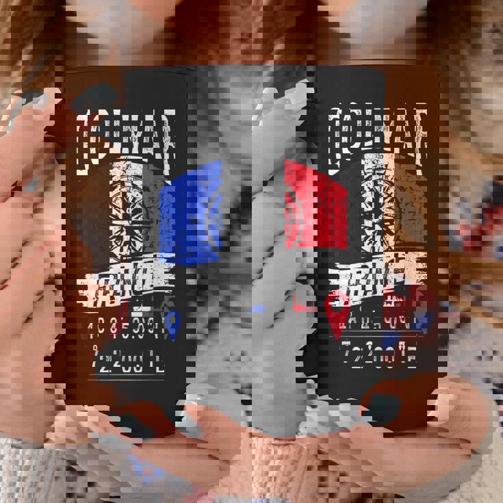 コルマール フランス国旗 Gps座標 コルマール コーヒーマグ 面白い贈り物