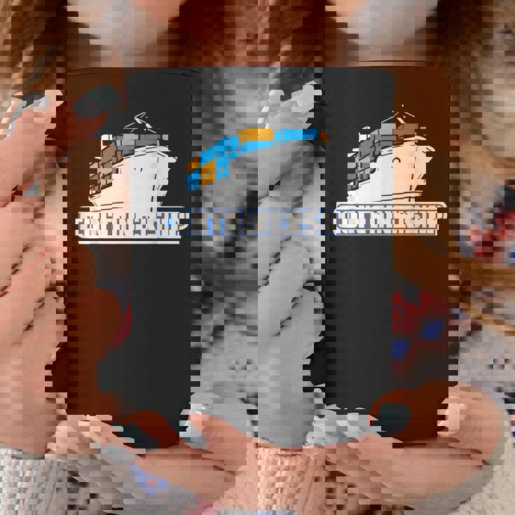 コンテナシップ船 船長 船員 船員 マリナー 船員 船員 コーヒーマグ 面白い贈り物