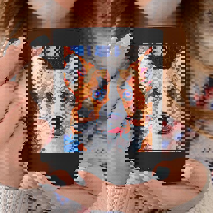 コーギー・ポートレート キュビズム・アート コーヒーマグ 面白い贈り物