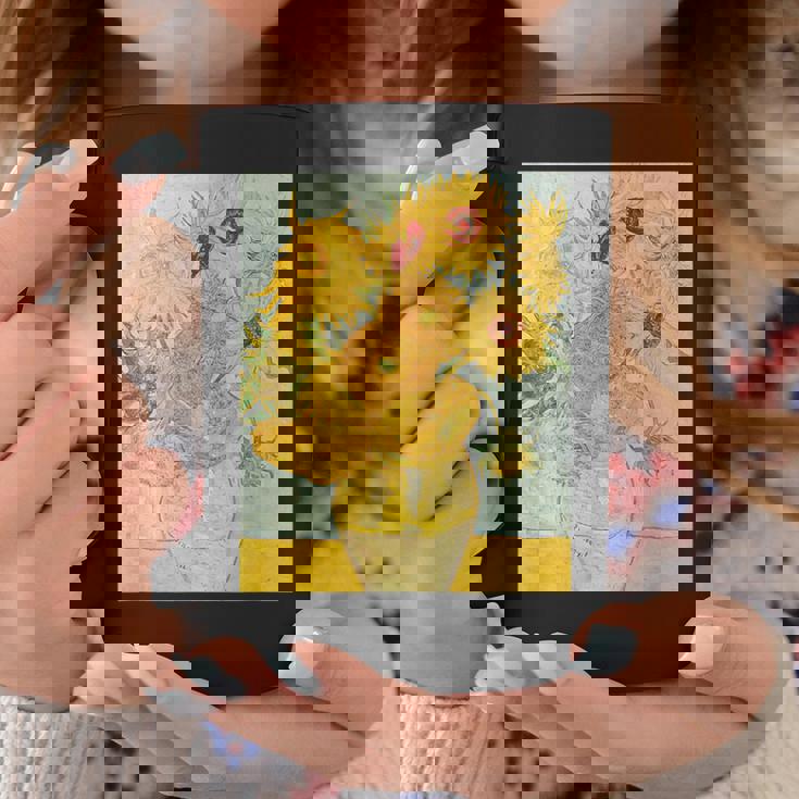 ゴッホのひまわりアートアーティスト向け コーヒーマグ 面白い贈り物