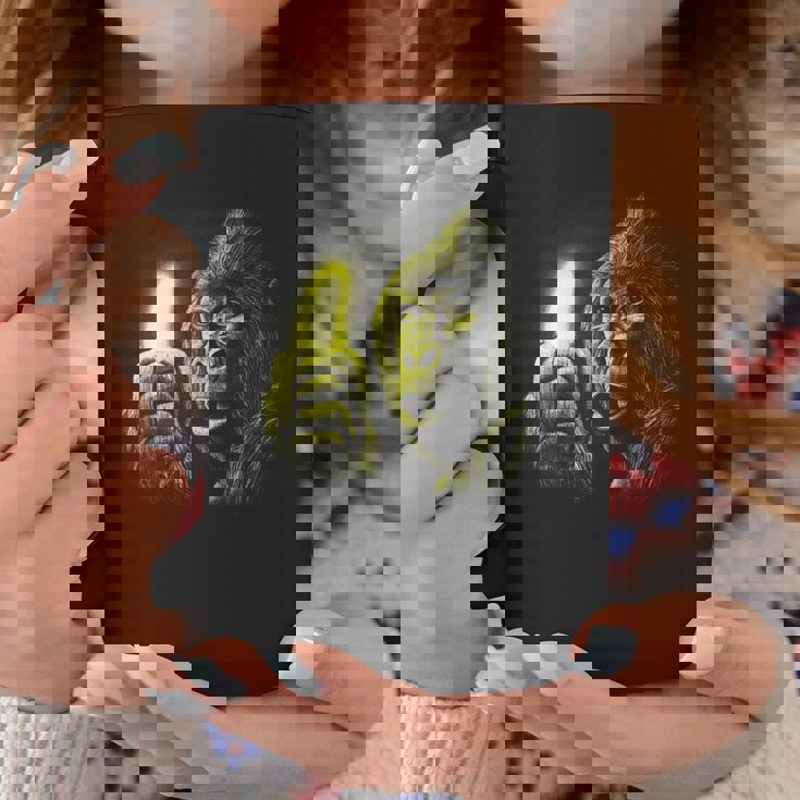 ゴリラとバナナ コーヒーマグ 面白い贈り物