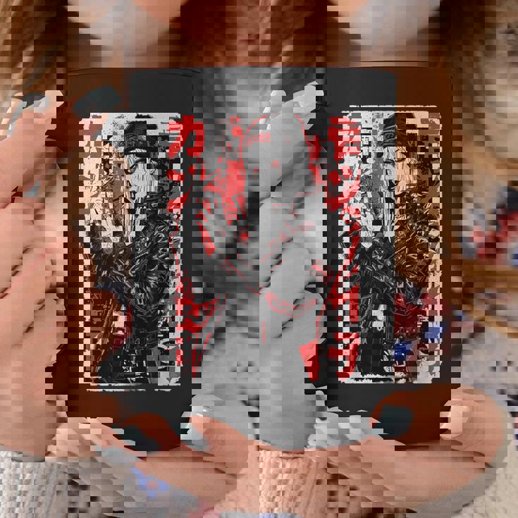 サイバーパンク パンクガール 日本のストリートウェア コーヒーマグ 面白い贈り物