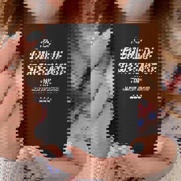 サウスダコタの朱色のものです 長袖tシャツ コーヒーマグ 面白い贈り物