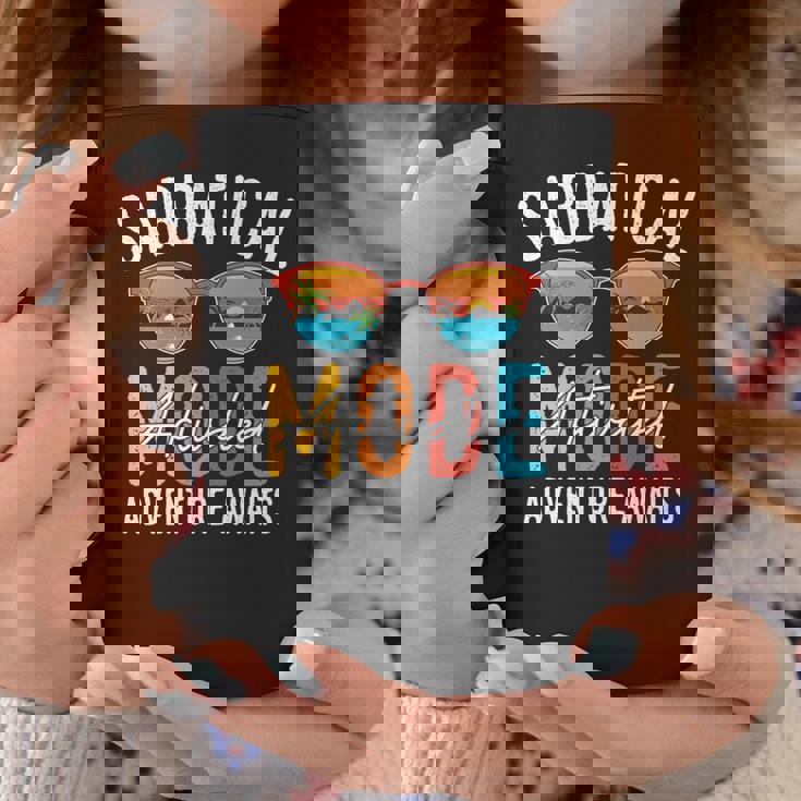 サバティカルモード 有効 ギャップ 年間 休暇 サバティカル 長袖tシャツ コーヒーマグ 面白い贈り物