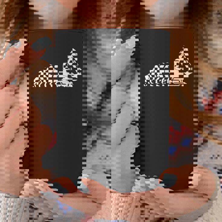 ショベルドライバー進化重機オペレーター コーヒーマグ 面白い贈り物