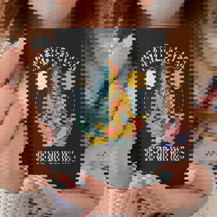 シヴァ。私の人生は良いことでいっぱいです。禅。ヨガ。 コーヒーマグ 面白い贈り物