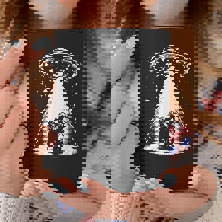 シーズー Mom Dad Dog Alien Ufo コーヒーマグ 面白い贈り物