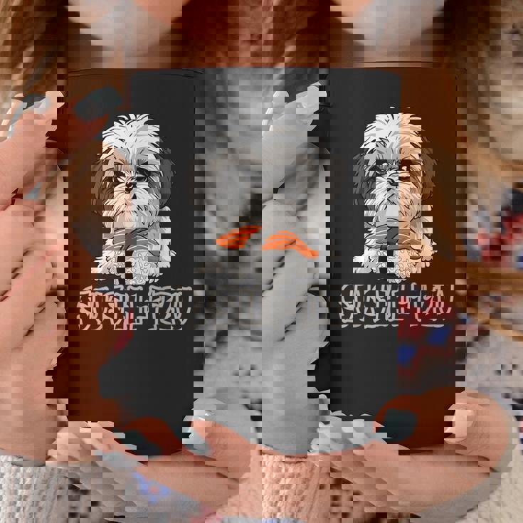 シーズー寿司 すしーず 犬 おもしろい しーず 寿司好き犬 コーヒーマグ 面白い贈り物