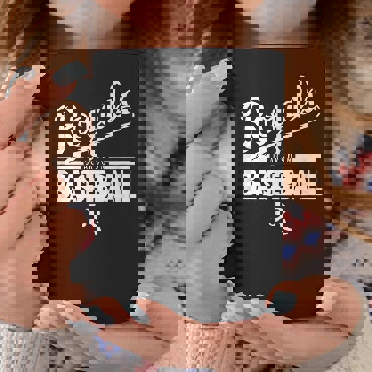 ジャクソン・ロイヤルズベースボールホワイト コーヒーマグ 面白い贈り物