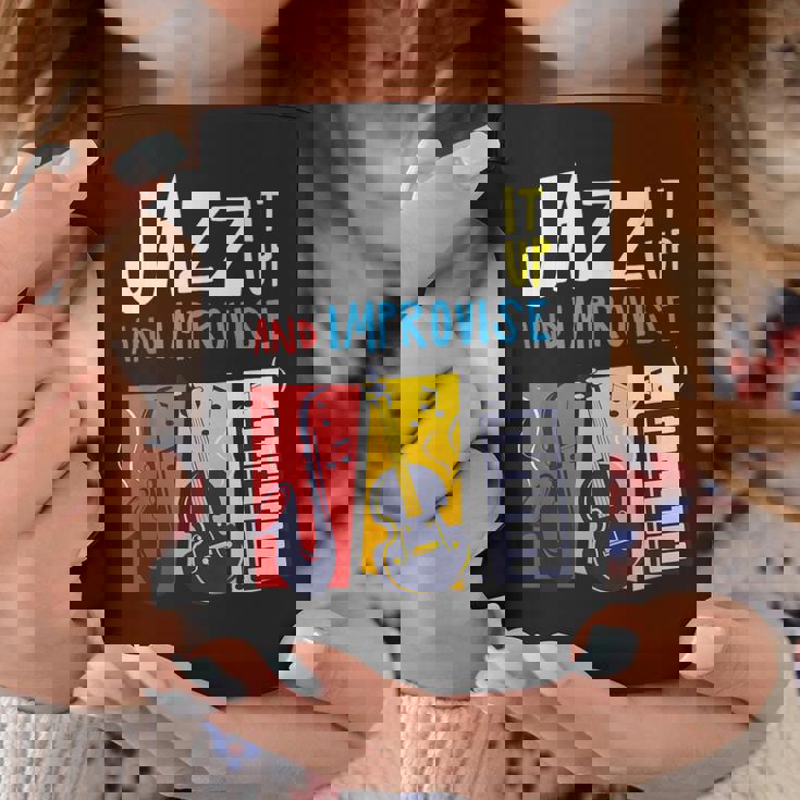 ジャズ・イット・アップ・アンド・インプロヴィーズ・ジャズ コーヒーマグ 面白い贈り物