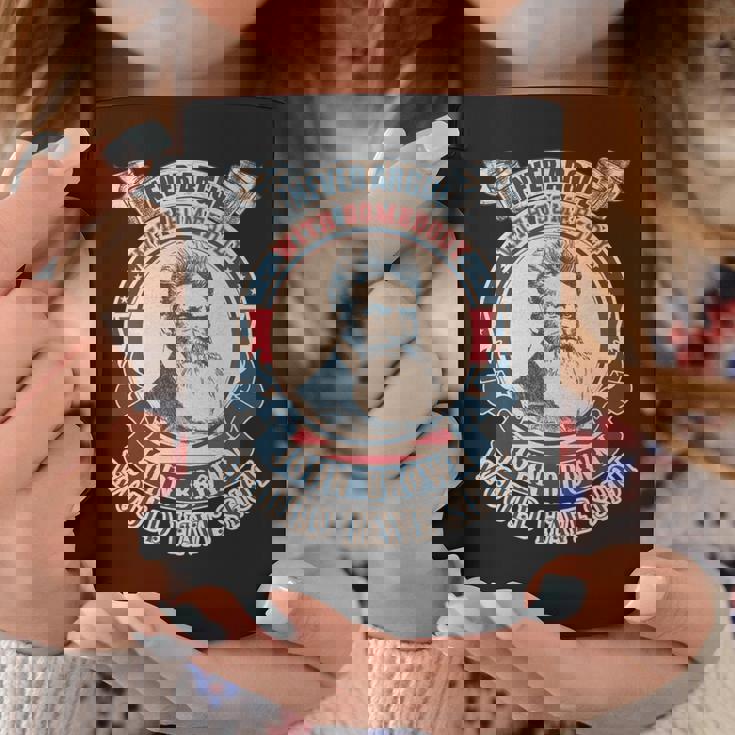 ジョン・ブラウンがヴィンテージを撃っただろう誰かと決して議論しないでください 長袖tシャツ コーヒーマグ 面白い贈り物