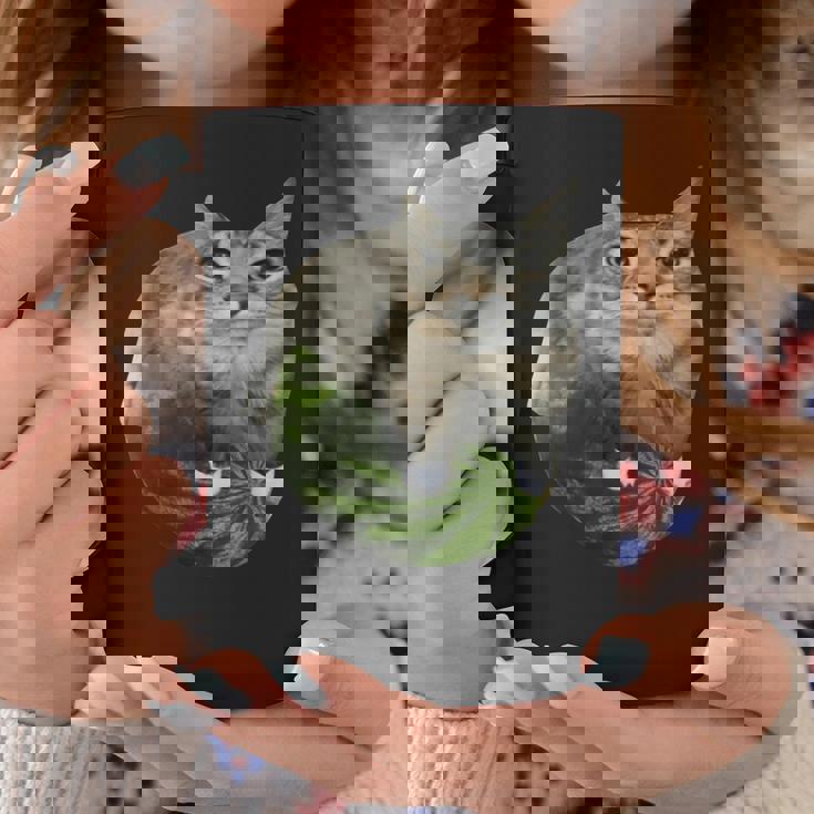 スイカ猫ミーム コーヒーマグ 面白い贈り物